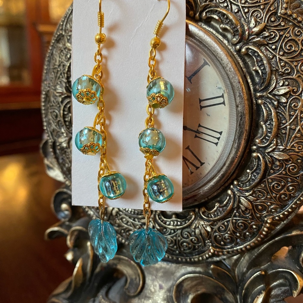 3 for 15. Handmade Leaf and Chain Earrings